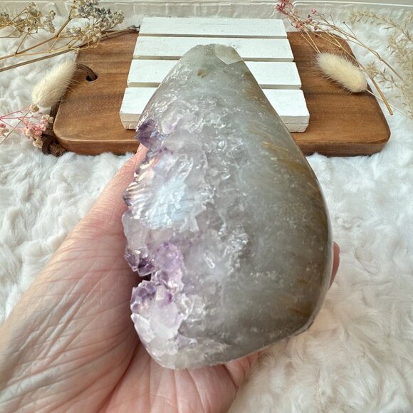 Gorgeous Amethyst Flame | Amethyst Crystal Cluster - Picture 3 of 9